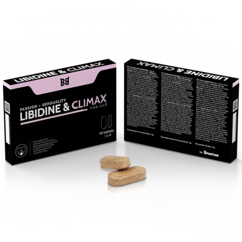 BLACK BULL - LIBIDINE & CLIMAX AUMENTO LÍBIDO PARA MUJER 10 CÁPSULAS