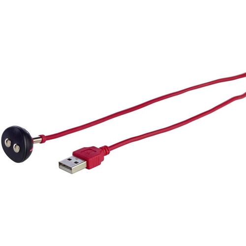 FUN FACTORY - CARGADOR MAGNETICO USB ROJO