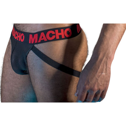 MACHO - MX26X2 JOCK NEGRO/ROJO S