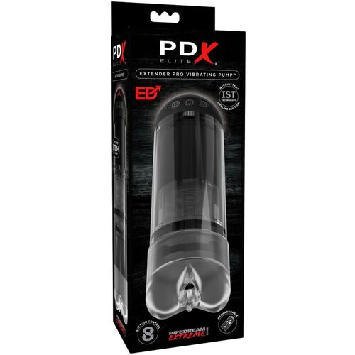 PDX ELITE - MASTURBADOR STROKER EXTENDER PRO VIBRADOR