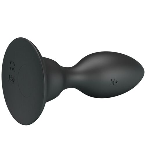 MR PLAY - PLUG ANAL CON VIBRACION NEGRO CONTROL REMOTO