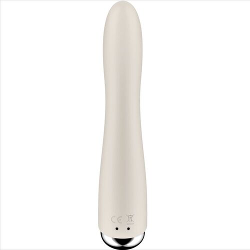 SATISFYER - SPINNING VIBE 1 VIBRADOR ROTADOR G-SPOT BEIGE