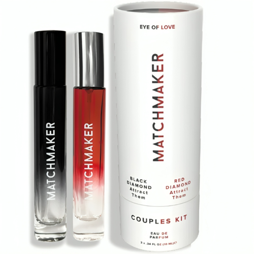 EYE OF LOVE - MATCHMAKER BLACK & RED DIAMOND KIT PAREJAS PERFUME FEROMONAS 10 ML