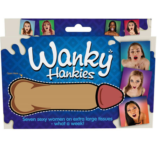 SPENCER & FLEETWOOD - WANKY HANKIES 7 PAUELOS EXTRA GRANDES MUJERES