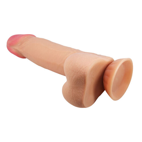 PRETTY LOVE - SLIDING SKIN SERIES DILDO REALSTICO CON VENTOSA PIEL DESLIZANTE 21.8 CM