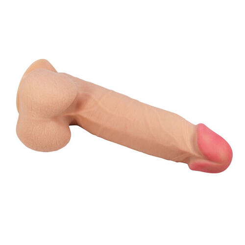 PRETTY LOVE - SLIDING SKIN SERIES DILDO REALSTICO CON VENTOSA PIEL DESLIZANTE 21.8 CM