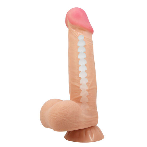 PRETTY LOVE - SLIDING SKIN SERIES DILDO REALSTICO CON VENTOSA PIEL DESLIZANTE 21.8 CM