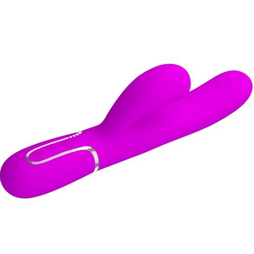 PRETTY LOVE - PERLITA VIBRADOR PUNTO G 3 EN 1 MULTIFUNCIN VIOETA