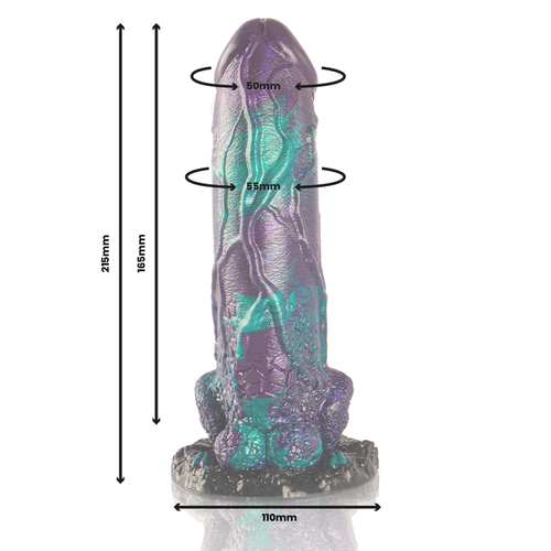 EPIC - BASILISK DILDO DOBLE PLACER ESCAMOSO TAMAO GRANDE