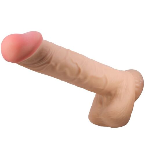 PRETTY LOVE - SLIDING SKIN SERIES DILDO REALSTICO CON VENTOSA PIEL DESLIZANTE 26 CM