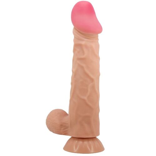 PRETTY LOVE - SLIDING SKIN SERIES DILDO REALSTICO CON VENTOSA PIEL DESLIZANTE 24 CM