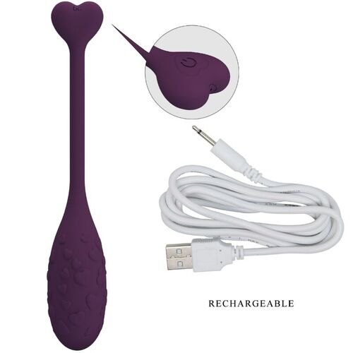 PRETTY LOVE - FISHERMAN HUEVO VIBRADOR LILA CONTROLADO POR APP