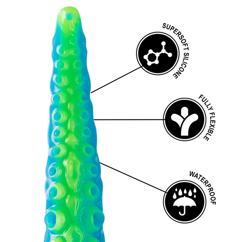 EPIC - SCYLLA DILDO TENTCULO FINO FLUORESCENTE TAMAO PEQUEO