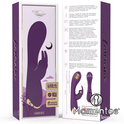 TREASURE - LAURENCE RABBIT VIBRADOR COMPATIBLE CON LA TECNOLOGÍA WATCHME WIRELESS