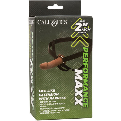 CALEXOTICS - PERFORMANCE MAXX EXTENSIN REALISTA CON ARNS PIEL MORENO