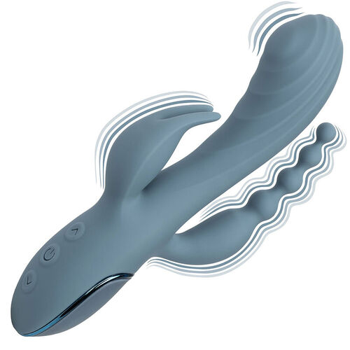 CALEXOTICS - VIBRADOR TRIPLE XTASIS GRIS