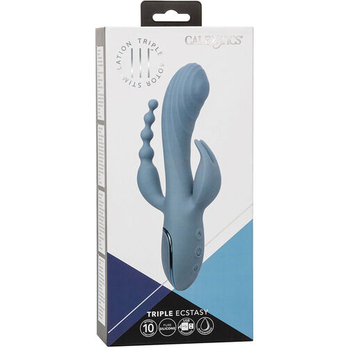 CALEXOTICS - VIBRADOR TRIPLE XTASIS GRIS