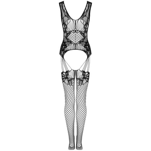 LIVCO CORSETTI FASHION - JULOVE BODYSTOCKING NEGRO TALLA ÚNICA