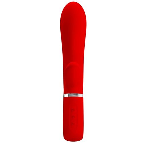 PRETTY LOVE - THOMAS VIBRADOR PUNTO G MULTIFUNCIÓN ROJO