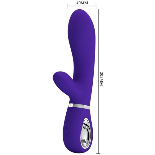 PRETTY LOVE - THOMAS VIBRADOR PUNTO G MULTIFUNCIN VIOLETA