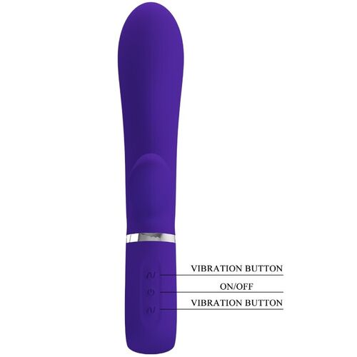 PRETTY LOVE - THOMAS VIBRADOR PUNTO G MULTIFUNCIN VIOLETA