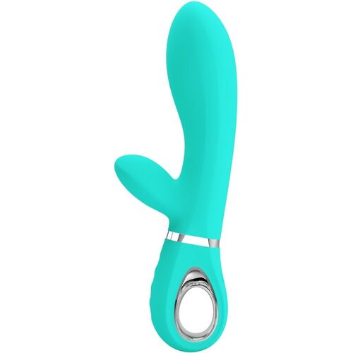 PRETTY LOVE - THOMAS VIBRADOR PUNTO G MULTIFUNCIN VERDE AGUA