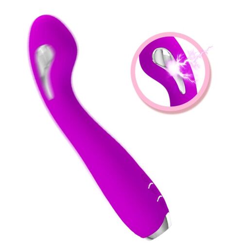 PRETTY LOVE - HECTOR VIBRADOR ELECTROSHOCK RECARGABLE & IMPERMEABLE MORADO