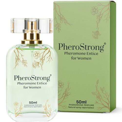 PHEROSTRONG - PERFUME CON FEROMONAS ENTICE PARA MUJER 50 ML