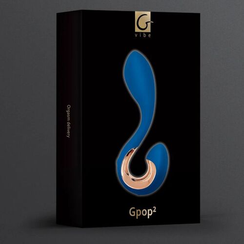 G-VIBE - GPOP 2 VIBRADOR PUNTO G Y P AZUL INDIGO