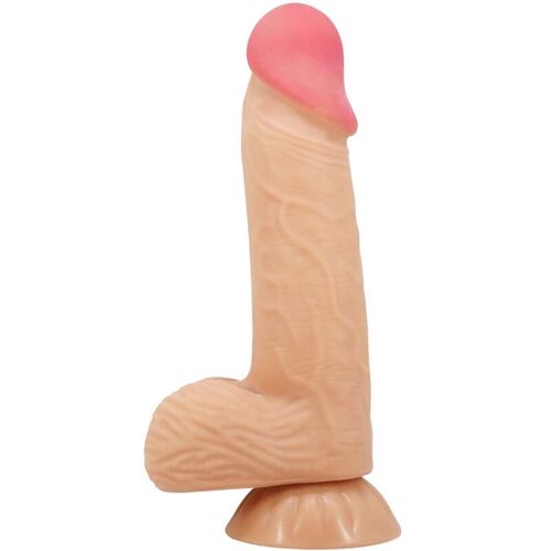 PRETTY LOVE - SLIDING SKIN SERIES DILDO REALSTICO CON VENTOSA PIEL DESLIZANTE 20.6 CM