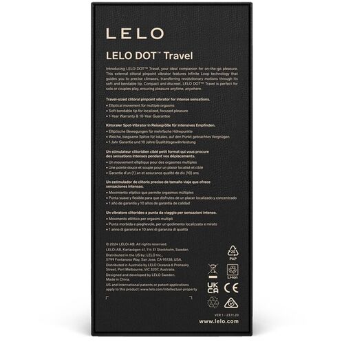 LELO - DOT TRAVEL ESTIMULADOR DE CLTORIS MORADO