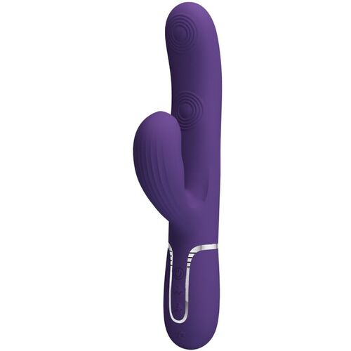 PRETTY LOVE - PERLITA VIBRADOR PUNTO G 3 EN 1 MULTIFUNCIN MORADO