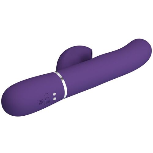 PRETTY LOVE - PERLITA VIBRADOR PUNTO G 3 EN 1 MULTIFUNCIN MORADO