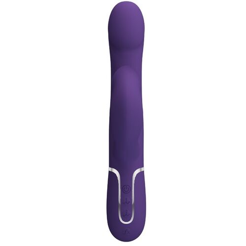 PRETTY LOVE - ZALIN VIBRADOR RABBIT PERLAS 4 EN 1 MORADO