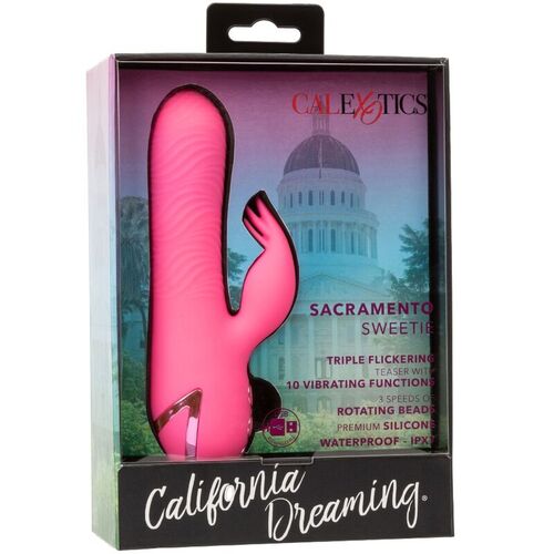 CALEXOTICS - SACRAMENTO SWEETIE VIBRADOR RABBIT ROSA BY CALIFORNIA DREAMING