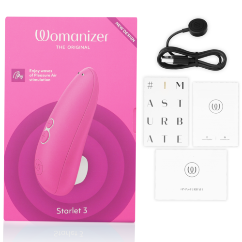 WOMANIZER - STARLET 3 ESTIMULADOR CLÍTORIS ROSA