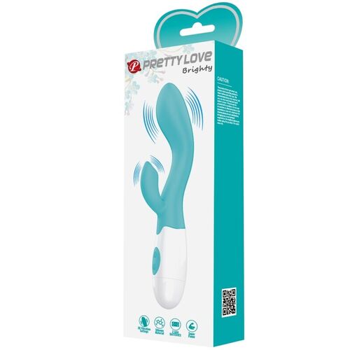 PRETTY LOVE - BRIGHTY VIBRADOR PUNTO G VERDE AGUA