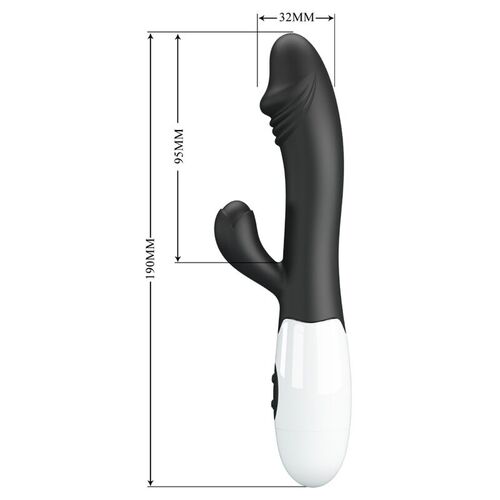 PRETTY LOVE - SNAPPY VIBRADOR PUNTO G NEGRO