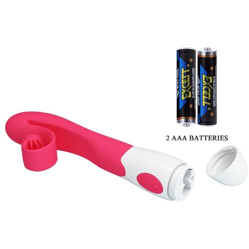 ROMANCE - VIBRADOR Y ESTIMULADOR 30 VELOCIDADES ROSA