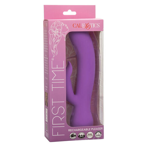 CALEXOTICS - FIRST TIME VIBRADOR COMPLACIENTE RECARGABLE MORADO