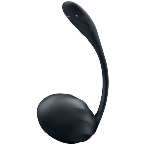 SATISFYER - RIBBED PETAL ESTIMULADOR PUNTO G CONTROL REMOTO NEGRO APP GRATUITA