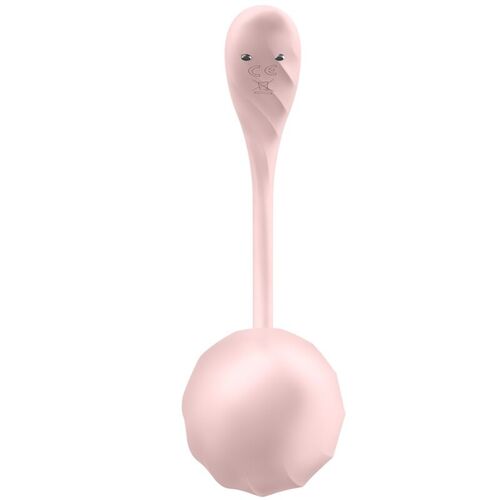 SATISFYER - RIBBED PETAL ESTIMULADOR PUNTO G CONTROL REMOTO ROSA APP GRATUITA