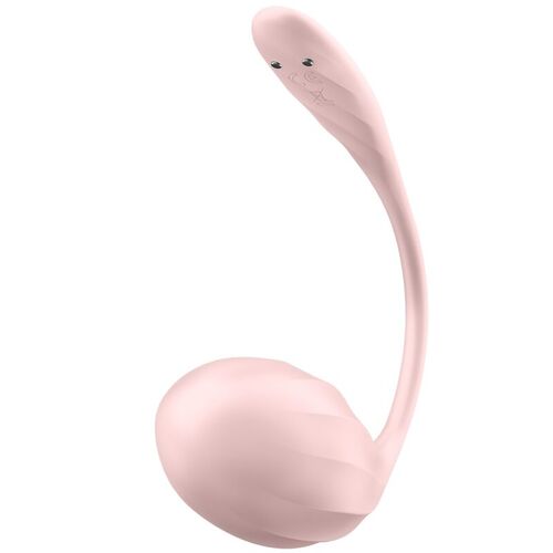 SATISFYER - RIBBED PETAL ESTIMULADOR PUNTO G CONTROL REMOTO ROSA APP GRATUITA