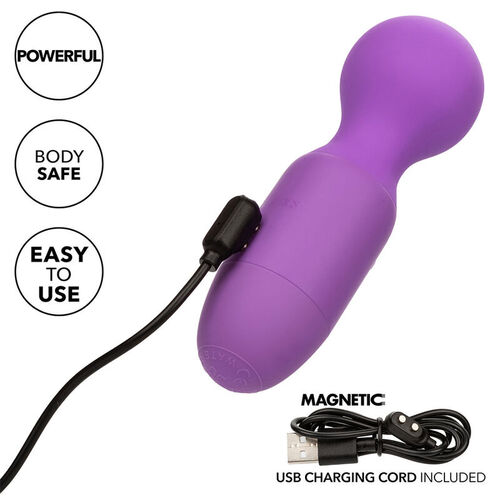 CALEXOTICS - FIRST TIME MASAJEADOR RECARGABLE 10 VIBRACIONES VIOLETA