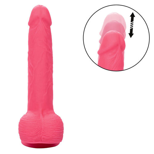 CALEXOTICS - STUDS VIBRADOR REALÍSTICO 10 VIBRACIONES Y ROSA