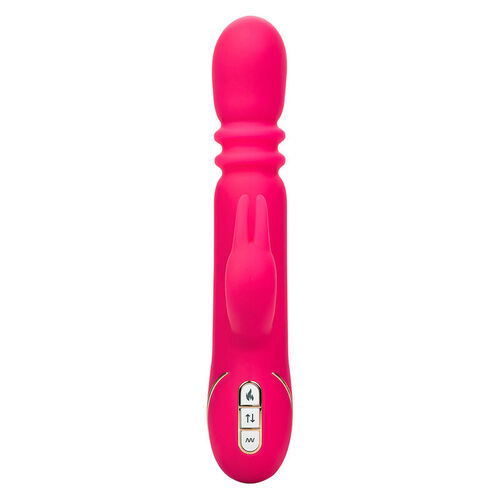 CALEXOTICS - JACK FANTASY TRIPLE VIBRADOR CALENTABLE RABBIT ROSA