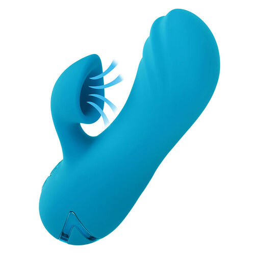 CALEXOTICS - SUNSET BEACH SEDUCER VIBRADOR Y ESTIMULADOR 10 FUNCIONES AZUL