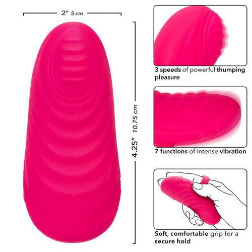 CALEXOTICS - ENVY MASAJEADOR DE BOLA RODANTE 7 VIBRACIONES ROSA