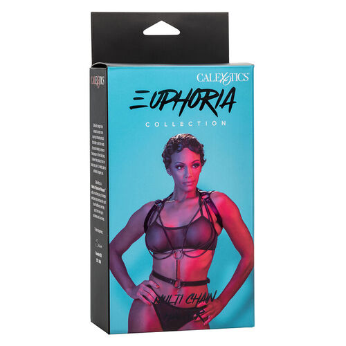 CALEXOTICS - EUPHORIA ARNÉS ESTILO CABESTRO CON MÚLTIPLES CADENAS PREMIUM