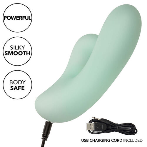 CALEXOTICS - PACIFICA FIJI VIBRADOR Y ESTIMULADOR PUNTO G 10 VIBRACIONES AQUA